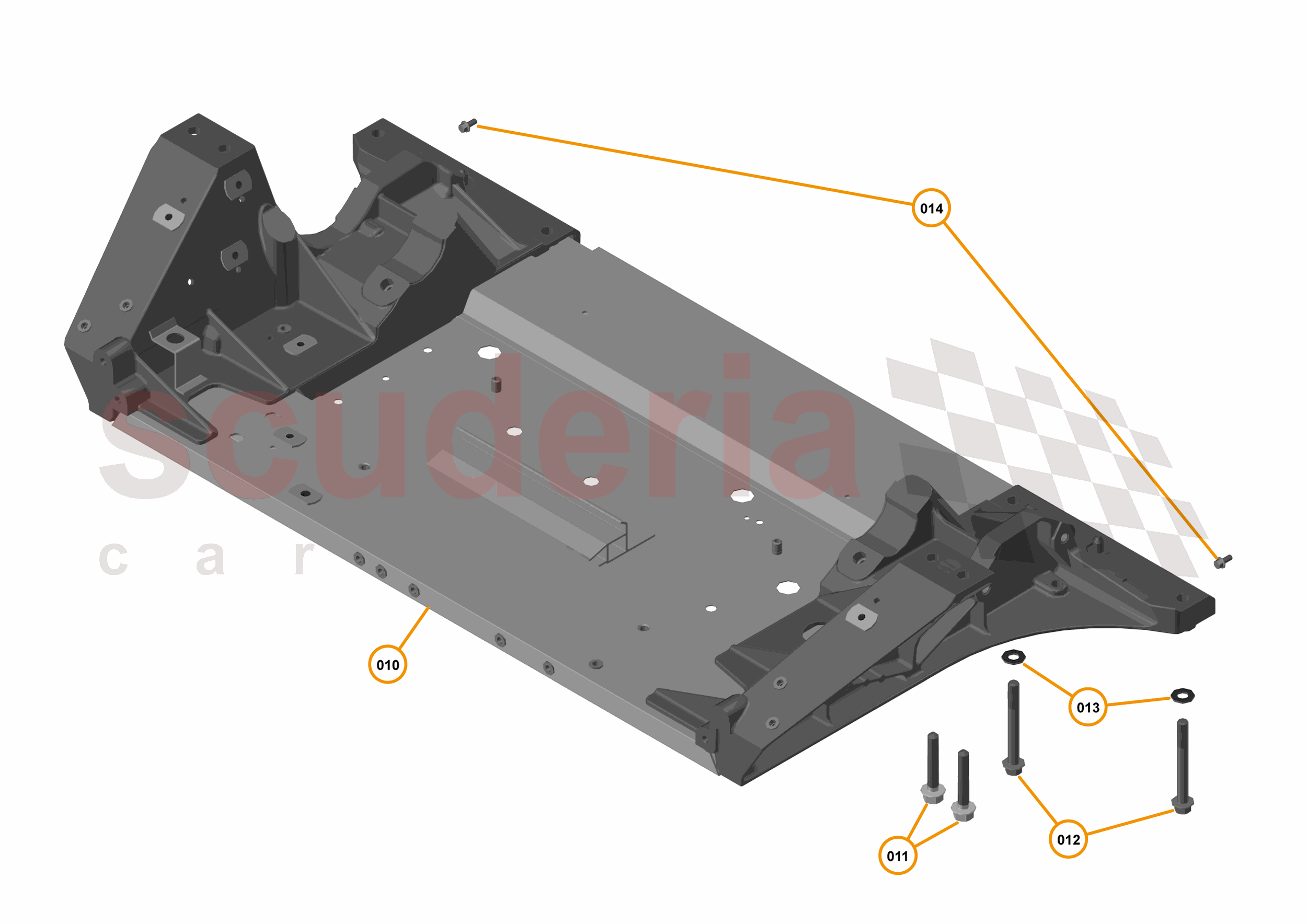 1 - FRONT STRUCTURES - 1.2 - FRONT SUBFRAME of McLaren McLaren McLaren 720S Coupe
