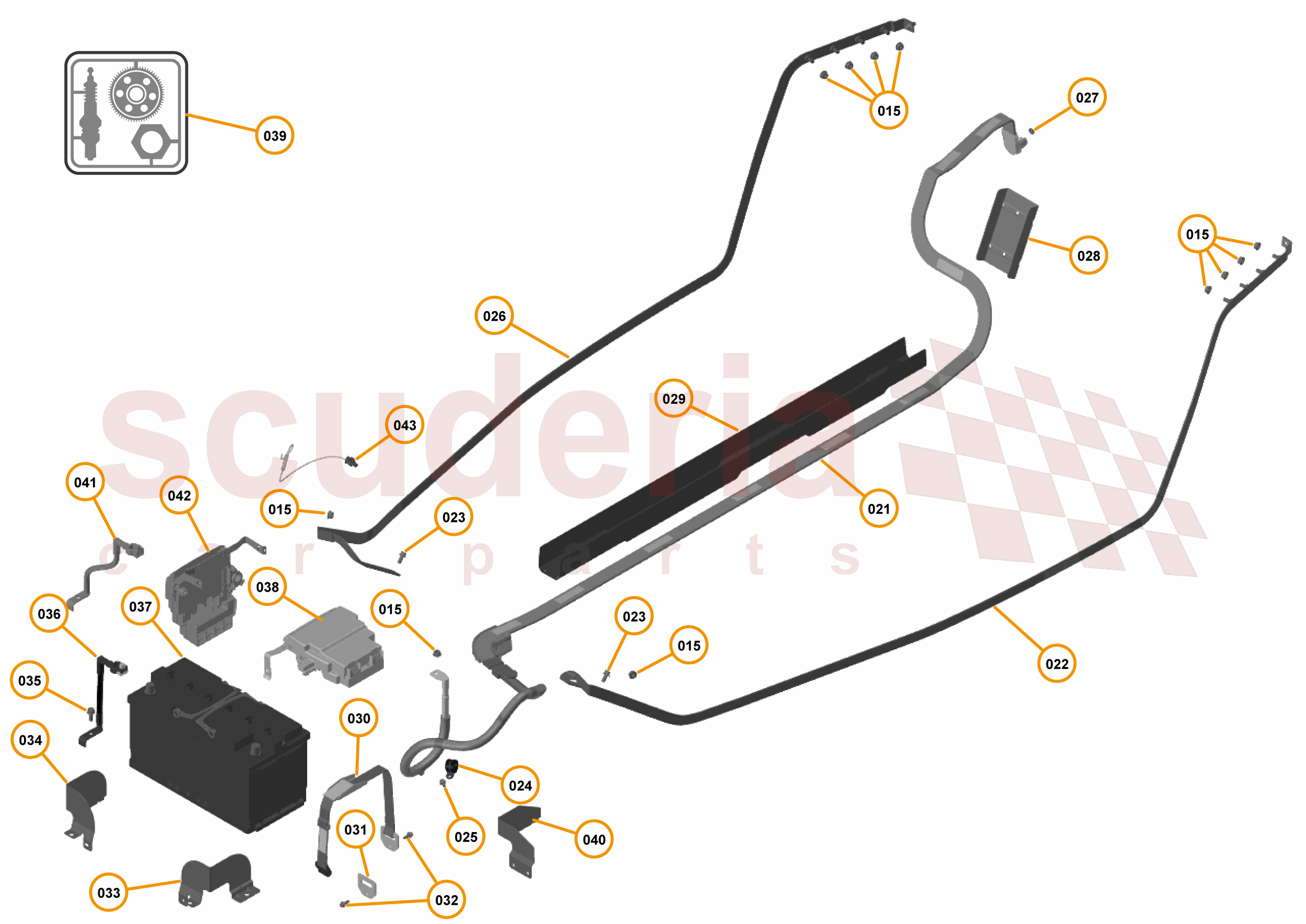23 - M1 - ELECTRICAL DISTRIBUTION - 23.1 - 01 - ELECTRICAL DISTRIBUTION - POWER DISTRIBUTION of McLaren McLaren McLaren 12C Coupe