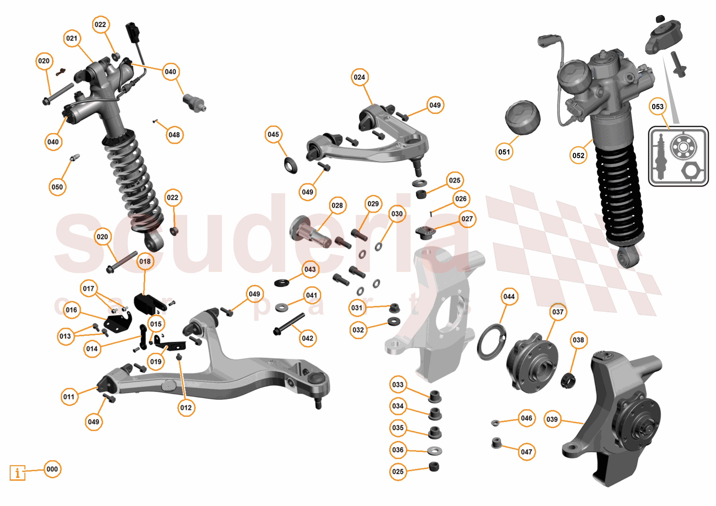 6 - B1 - FRONT SUSPENSION - 6.3 - 03 - FRONT SUSPENSION RH of McLaren McLaren McLaren 650S Coupe