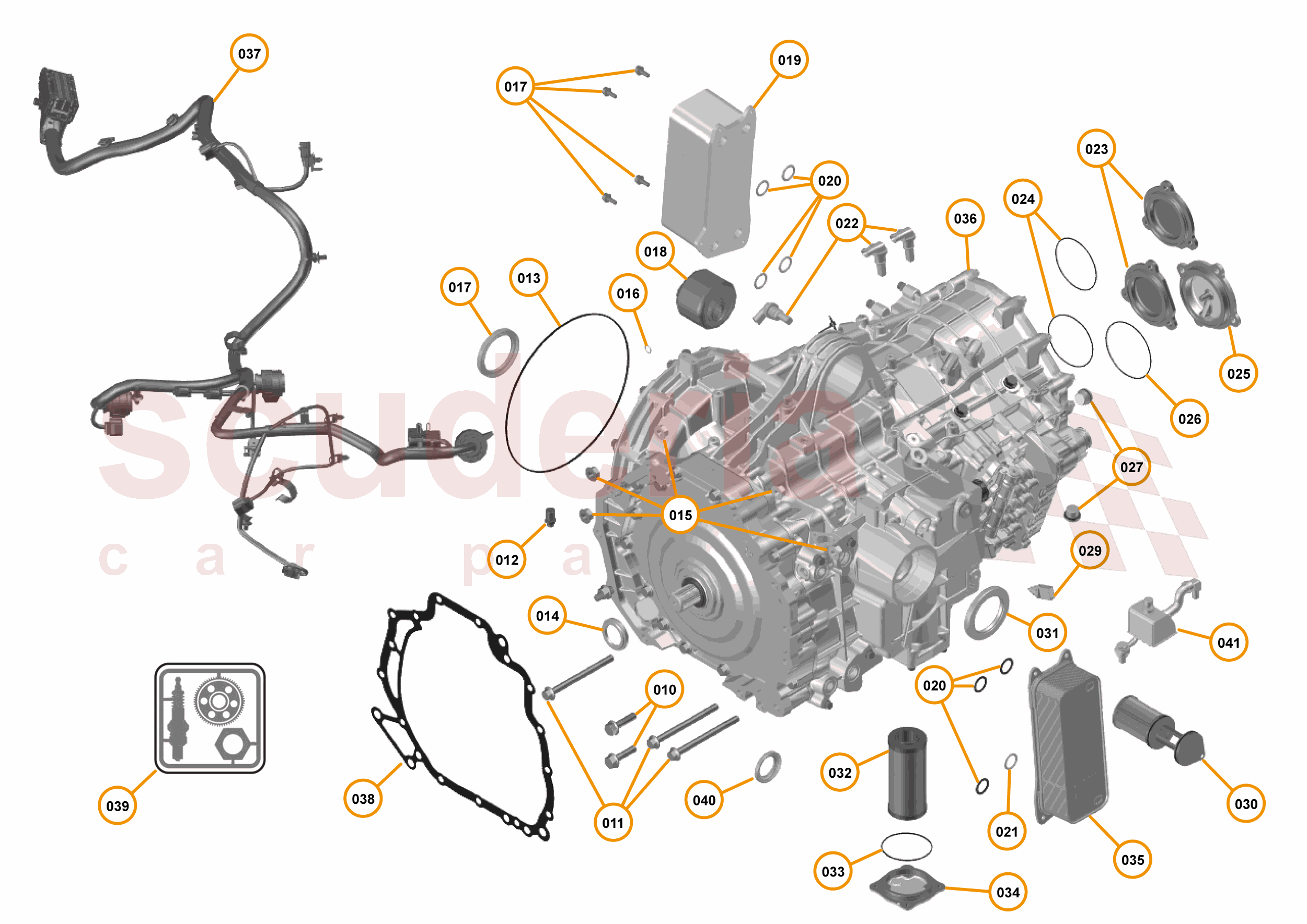 40 - TRANSMISSION - 40.1 - TRANSMISSION of McLaren McLaren McLaren 720S Coupe