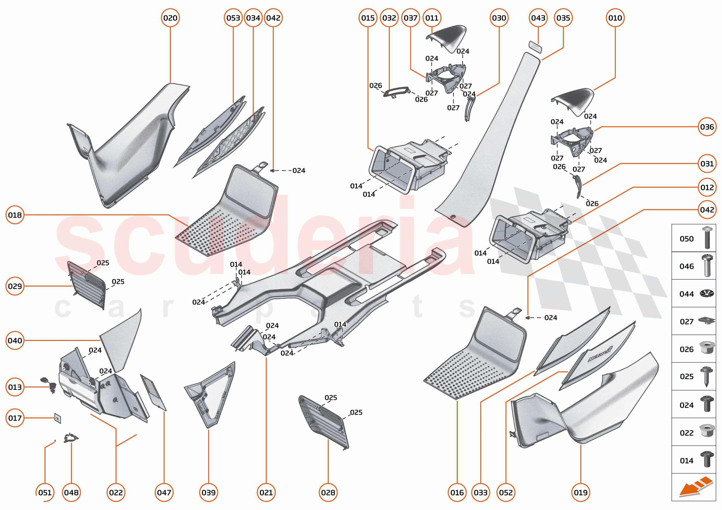44 - INTERIOR SYSTEMS - 44.4 - LOWER & REAR TRIM of McLaren McLaren Speedtail
