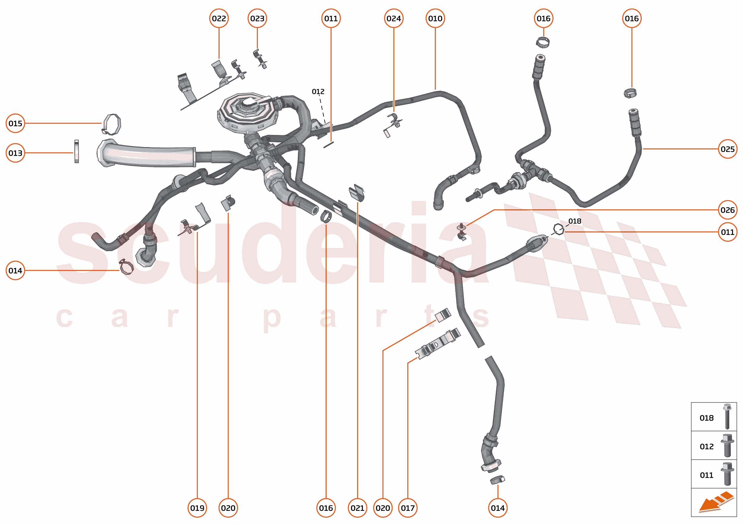 34 - ENGINE - 34.7 - BREATHER ASSEMBLY AND FUEL PURGE of McLaren McLaren McLaren 765LT