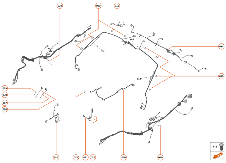 37 - WIRING HARNESS - 37.3 - NON-BODY WIRING HARNESS of McLaren McLaren Ultimate Series McLaren Senna GTR