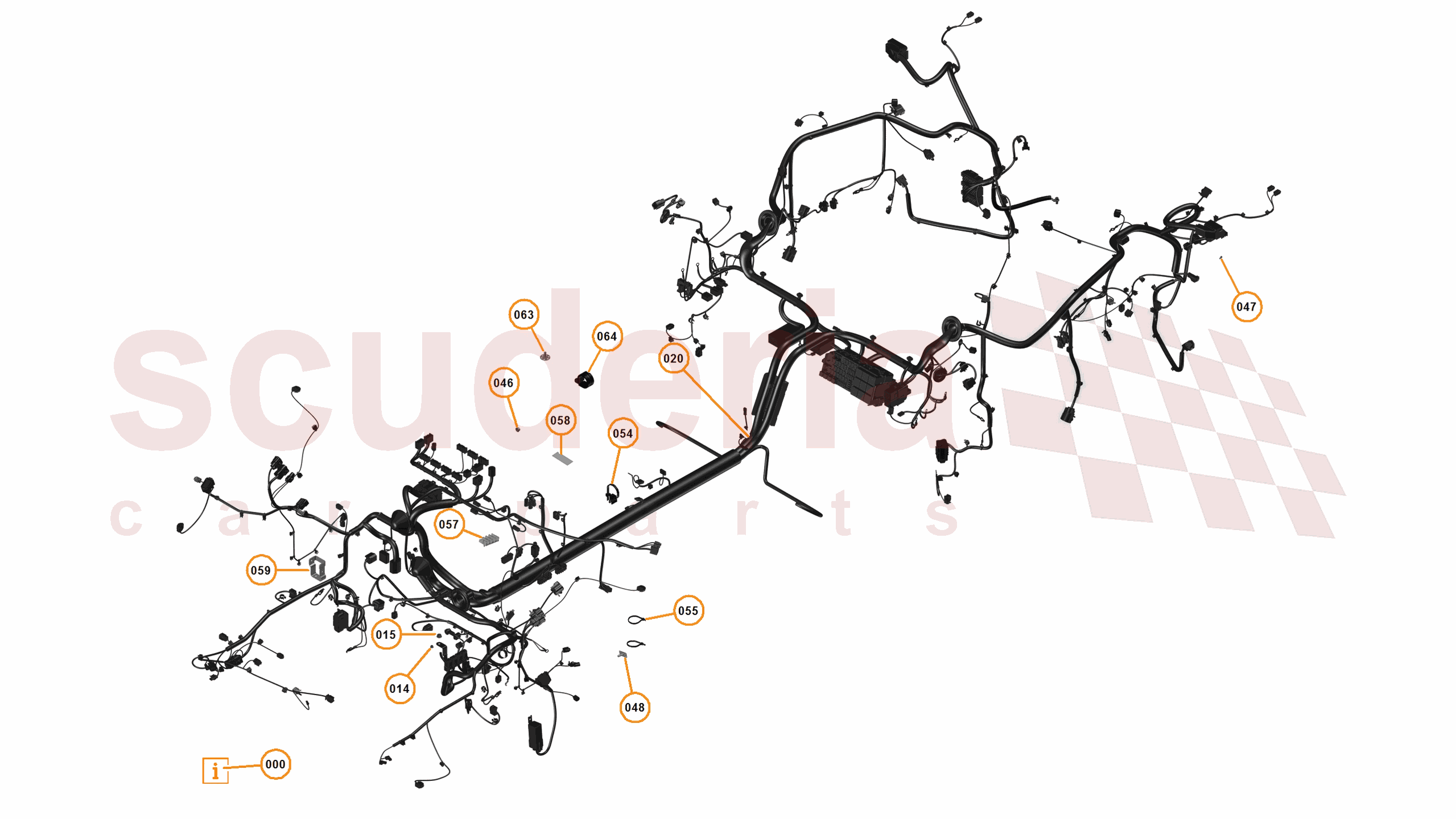 23 - M1 - ELECTRICAL DISTRIBUTION - 23.2 - 01 - ELECTRICAL DISTRIBUTION - MAIN HARNESS of McLaren McLaren McLaren 625C Spider