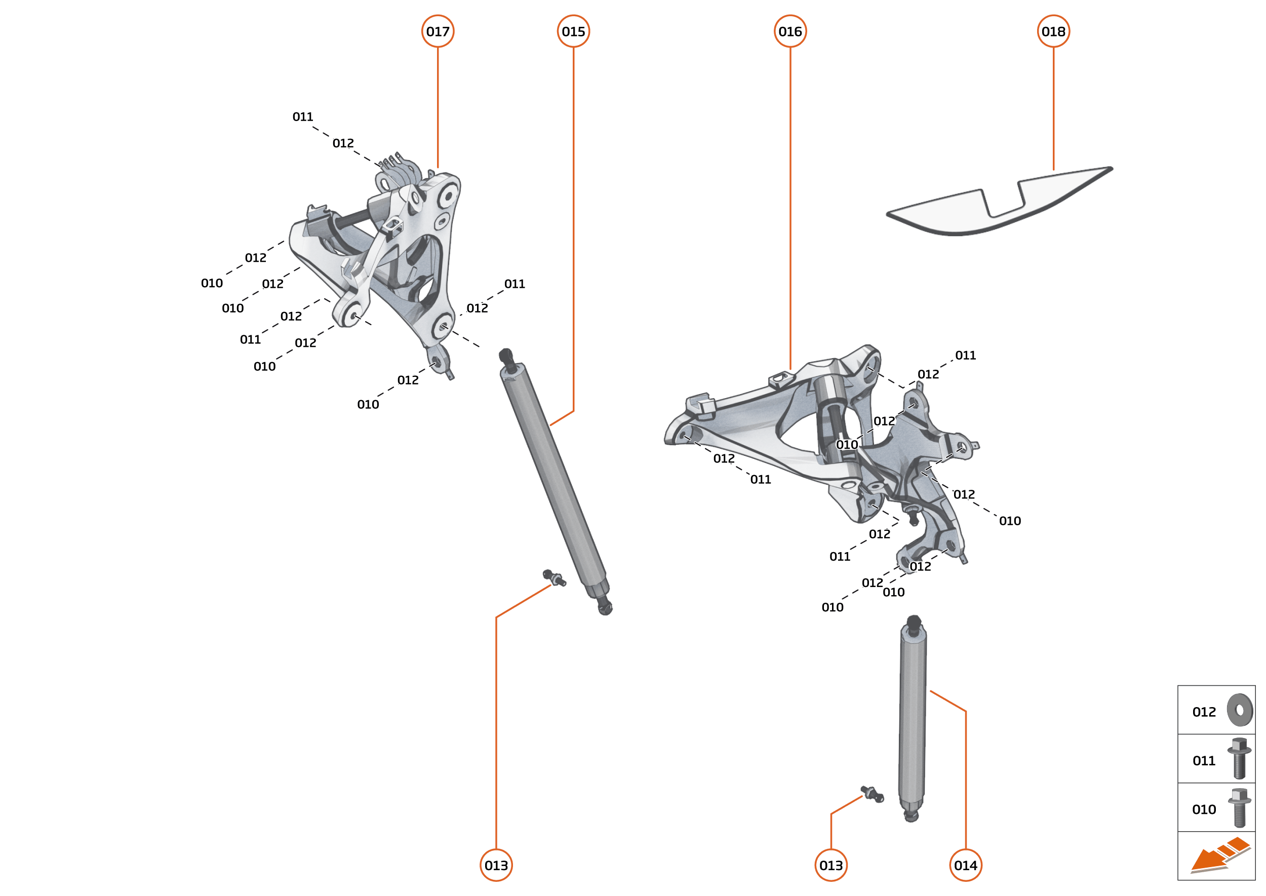 7 - CLOSURES - 7.5 - DOOR HINGE of McLaren McLaren Super Series McLaren 720S Spider