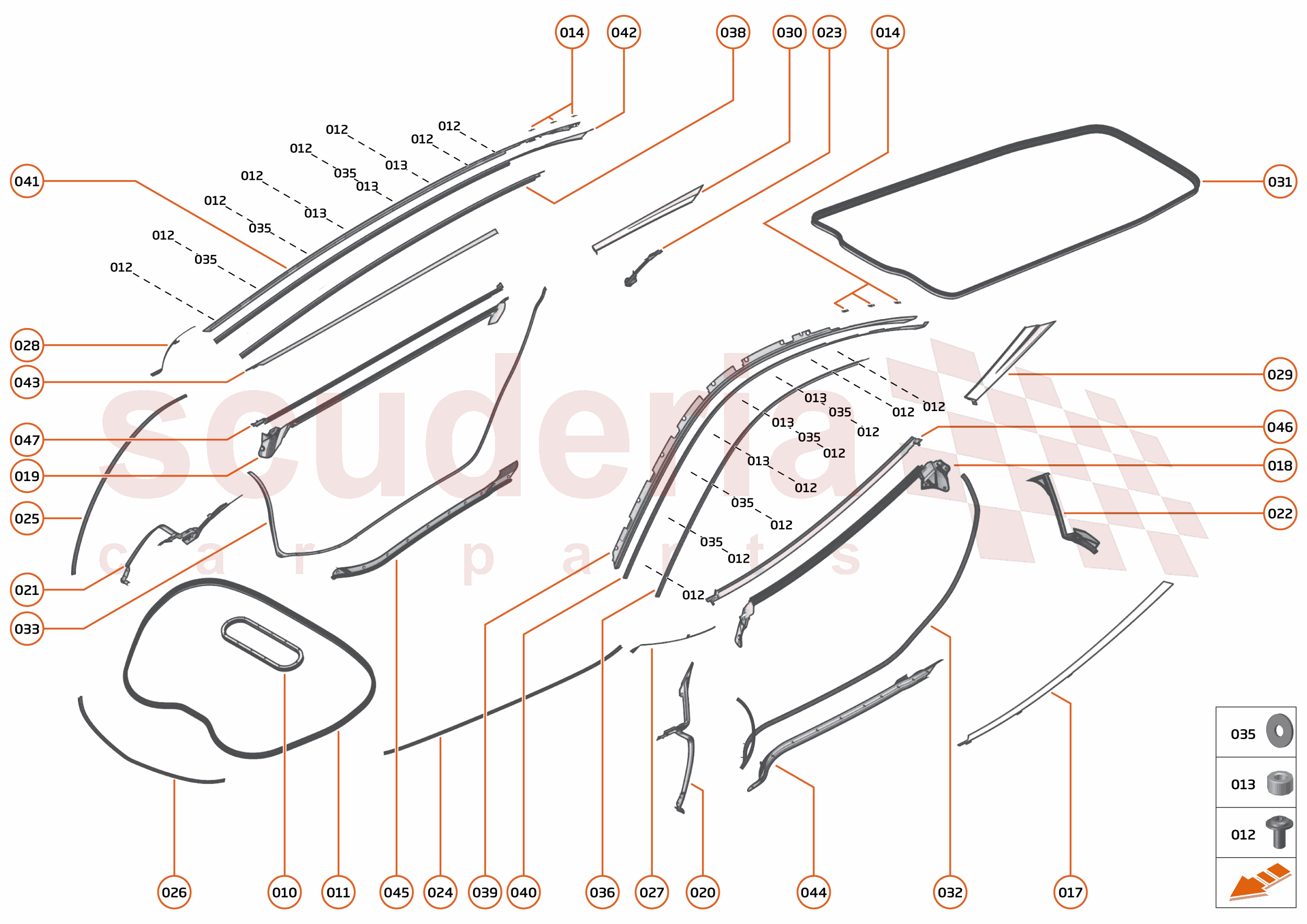 10 - CLOSURES_ANCILLARIES - 10.8 - CLOSURES SEALS of McLaren McLaren McLaren GT