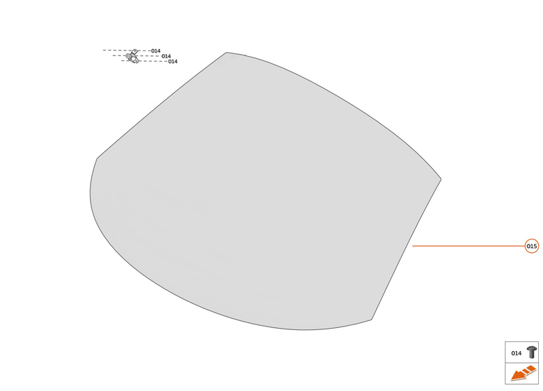 12 - GLAZING BODY - 12.1 - WINDSCREEN of McLaren McLaren Ultimate Series McLaren Senna GTR