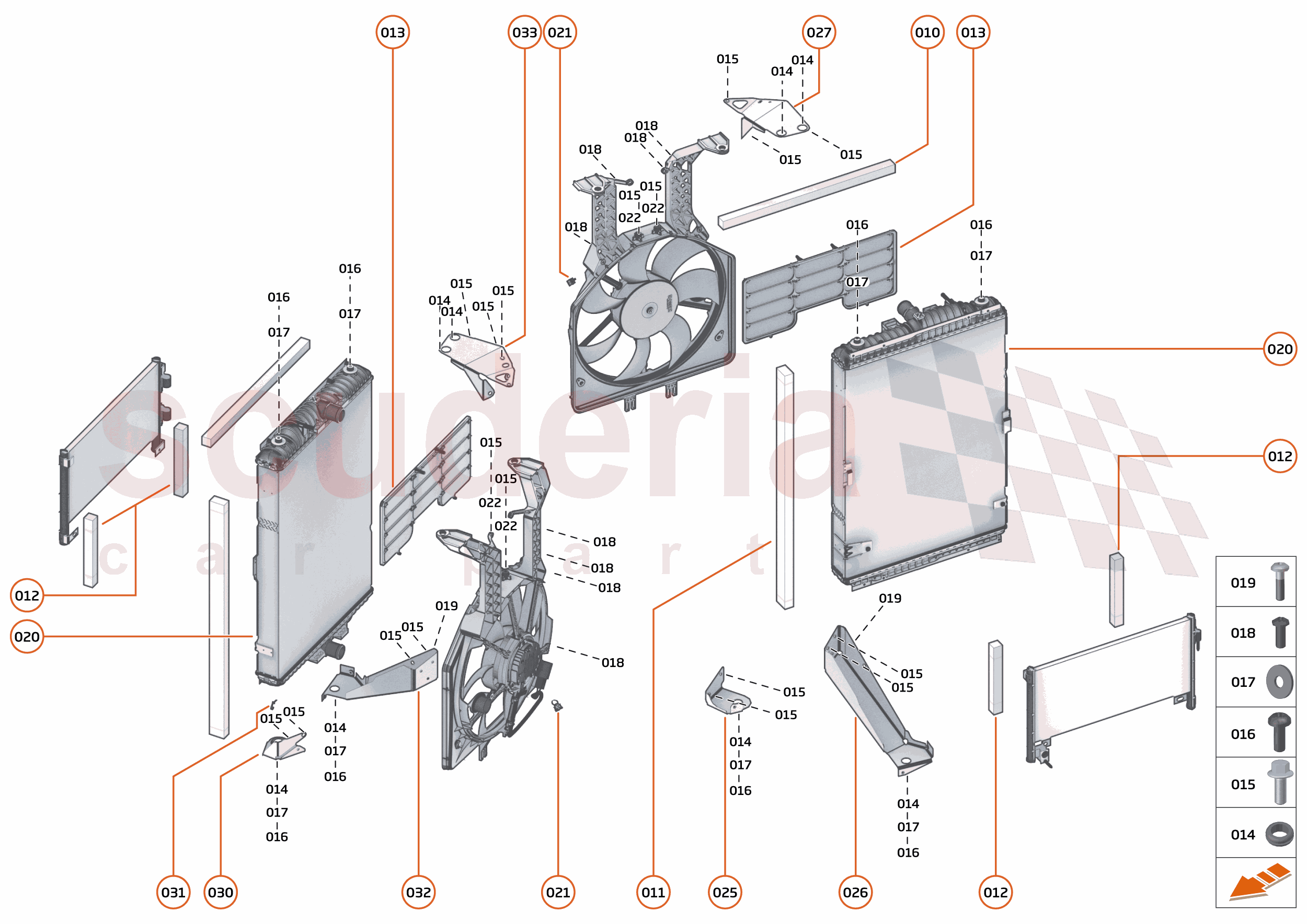 31 - COOLING - HIGH TEMP - 31.2 - HIGH TEMP MAIN RADIATORS & FANS of McLaren McLaren McLaren 750S Spider