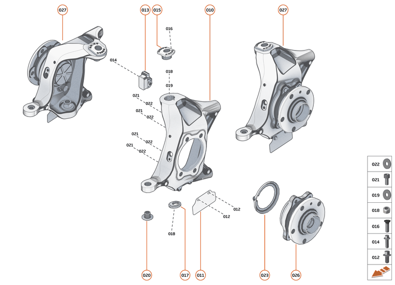 16 - SUSPENSION - 16.2 - UPRIGHTS FRONT of McLaren McLaren Ultimate Series McLaren Elva