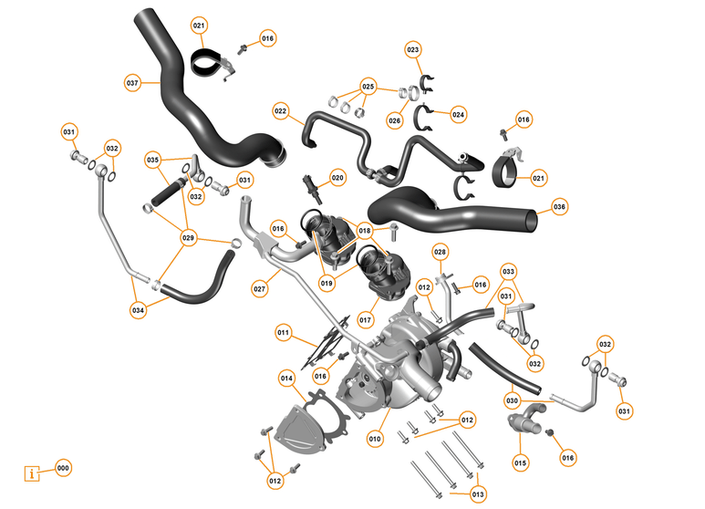35 - ENGINE COOLING  SYSTEM - 35.1 - ENGINE WATER PUMP AND CIRCUIT of McLaren McLaren Ultimate Series McLaren P1 Coupe
