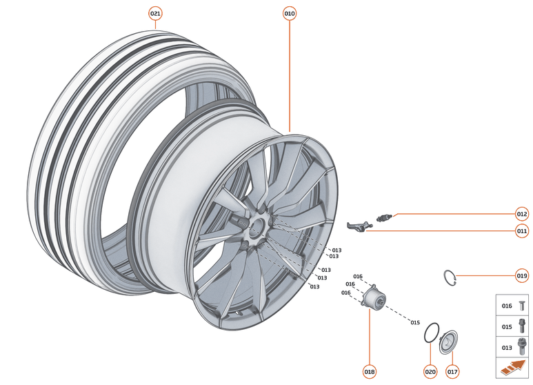 17 - SUSPENSION - 17.12 - WHEEL AND TYRE ASSEMBLIES FRONT RIGHT of McLaren McLaren Ultimate Series McLaren Speedtail