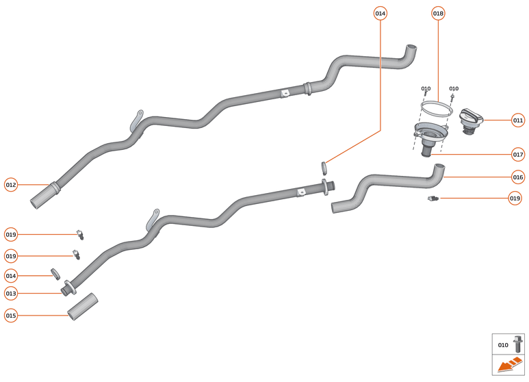 25 - LUBRICATION SYSTEM OFF - ENGINE - 25.3 - ENGINE OIL FILL SYSTEM of McLaren McLaren Ultimate Series McLaren Senna GTR