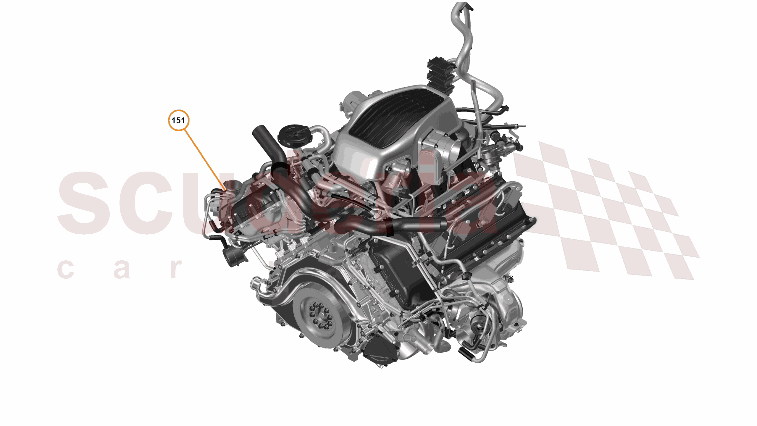 16 - F1 - POWER UNIT - 16.17 - 01 - POWER UNIT - ENGINE ASSEMBLIES & SHORT BLOCK of McLaren McLaren McLaren 12C Spider