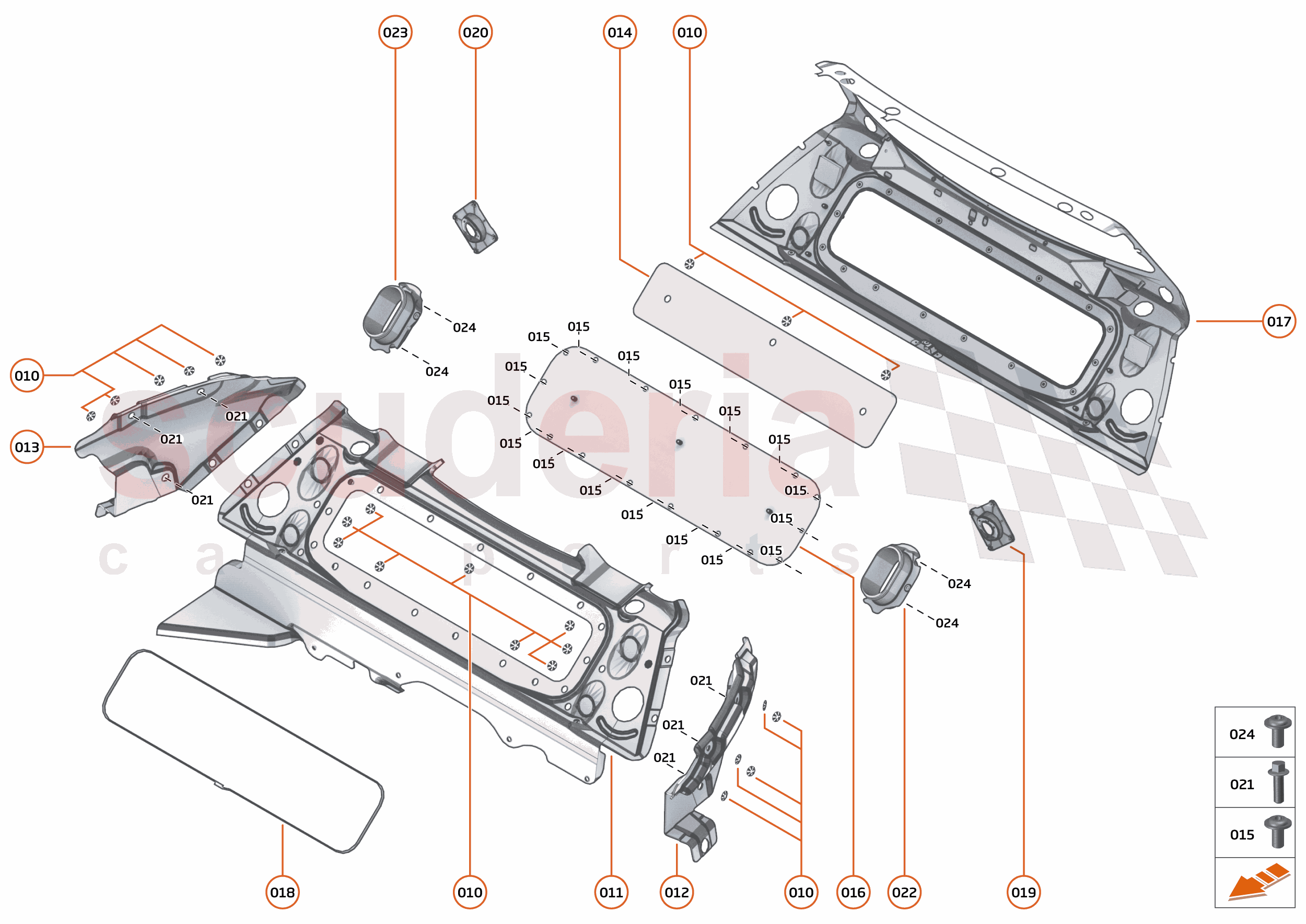 5 - PANELS - 5.4 - BULKHEAD of McLaren McLaren McLaren 620R