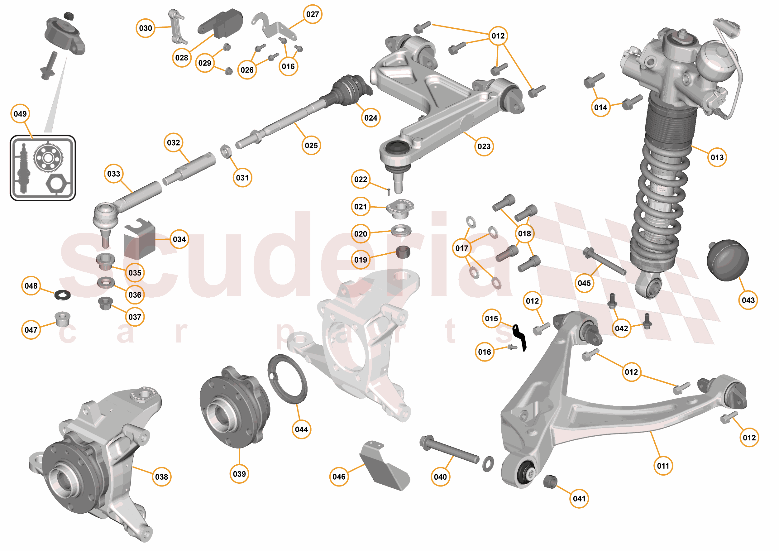 7 - B2 - REAR SUSPENSION - 7.2 - 02 - REAR SUSPENSION RH of McLaren McLaren McLaren 675LT Coupe