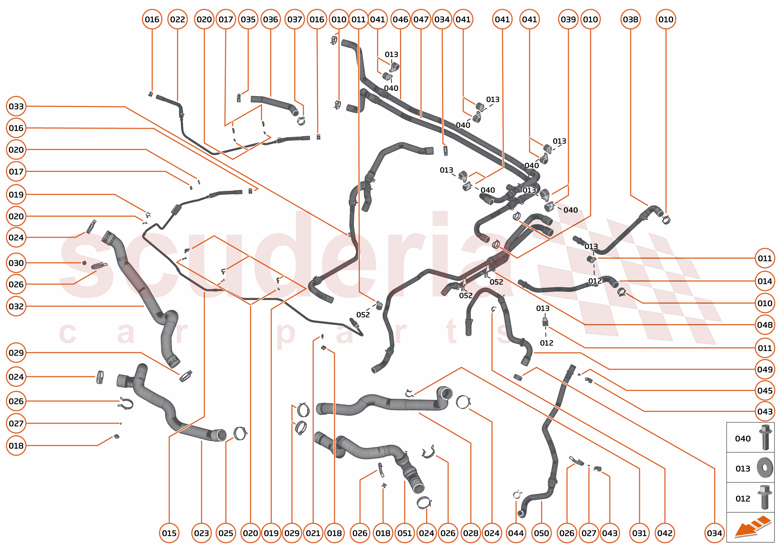 30 - COOLING SYSTEM - 30.1 - HIGH TEMPERATURE CIRCUIT & PIPES of McLaren McLaren McLaren Artura