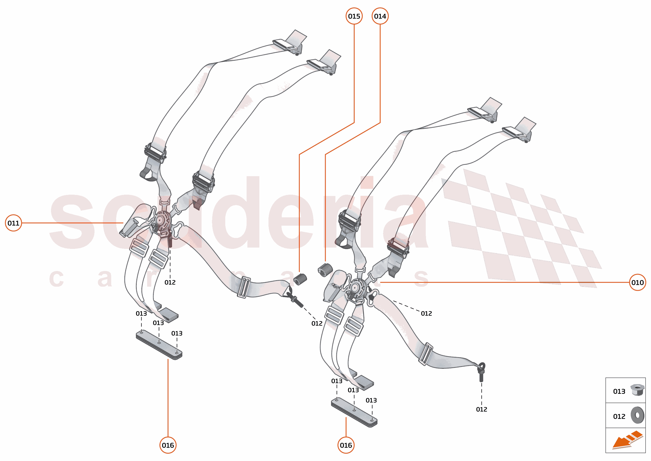 43 - INTERIOR RESTRAINTS - 43.3 - SEATBELTS of McLaren McLaren Ultimate Series McLaren Senna GTR