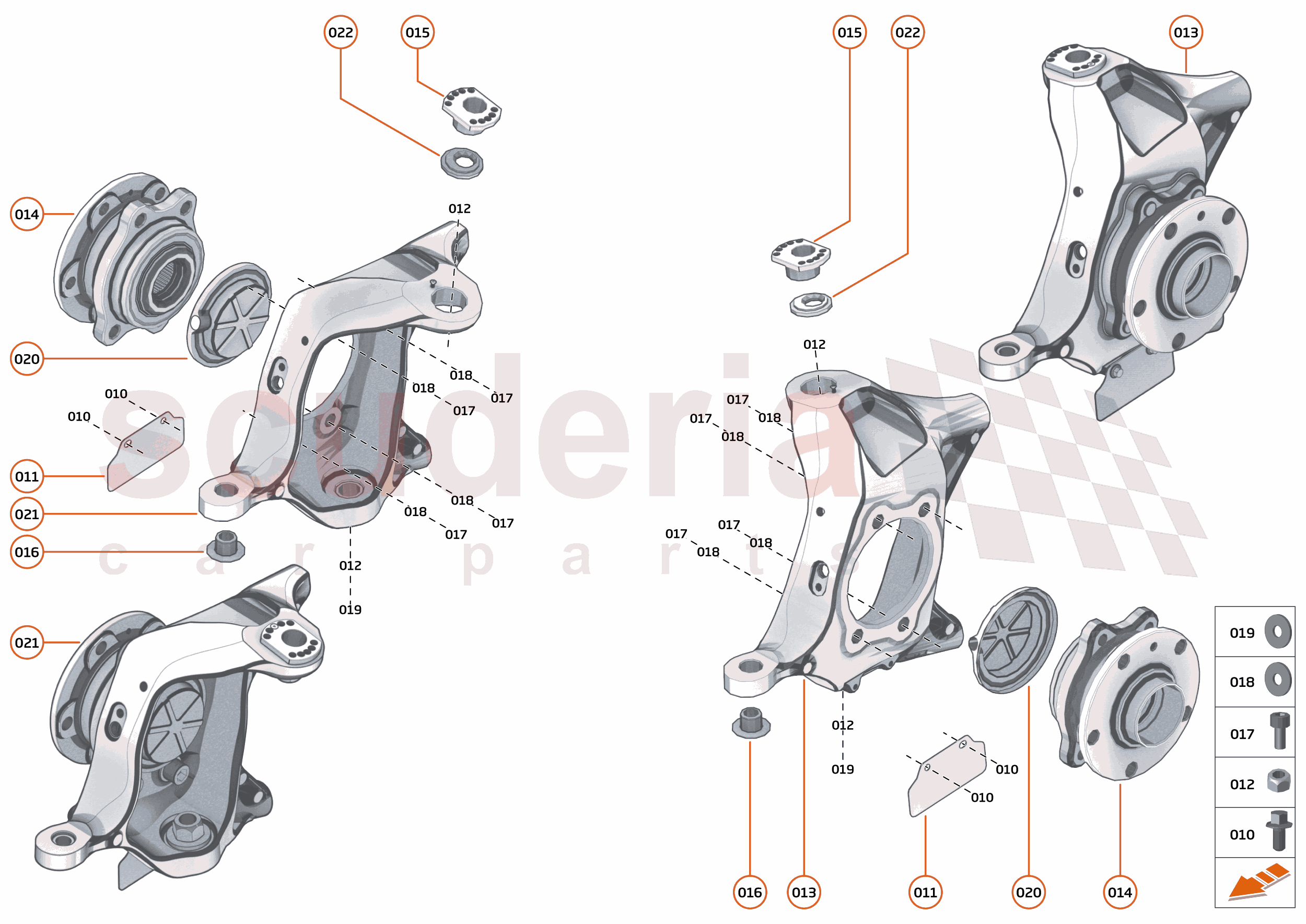 18 - SUSPENSION - FRONT - 18.2 - UPRIGHTS FRONT of McLaren McLaren McLaren 600LT Spider