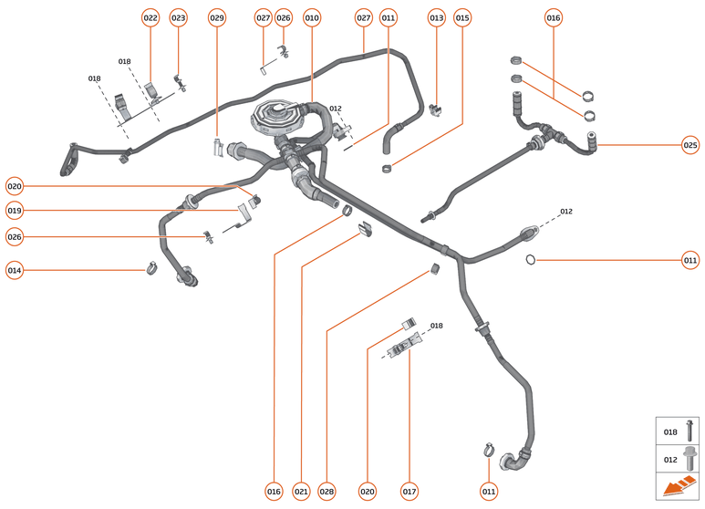 23 - ENGINE - 23.7 - BREATHER ASSEMBLY AND FUEL PURGE of McLaren McLaren Ultimate Series McLaren Senna GTR