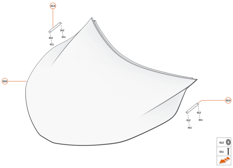 7 - CLOSURES - 7.1 - BONNET STRUCTURE of McLaren McLaren Ultimate Series McLaren Speedtail