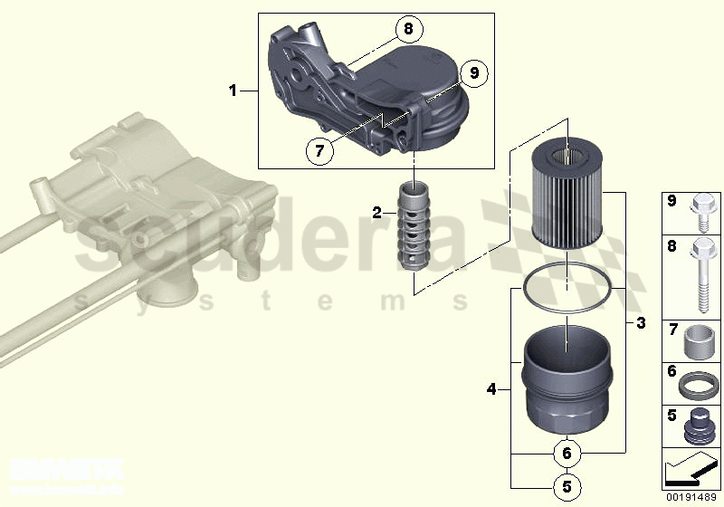 Lubrication system-Oil filter of Rolls Royce Rolls Royce Phantom