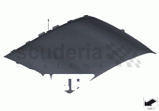 Headlining, starlight of Rolls Royce Rolls Royce Phantom Coupe