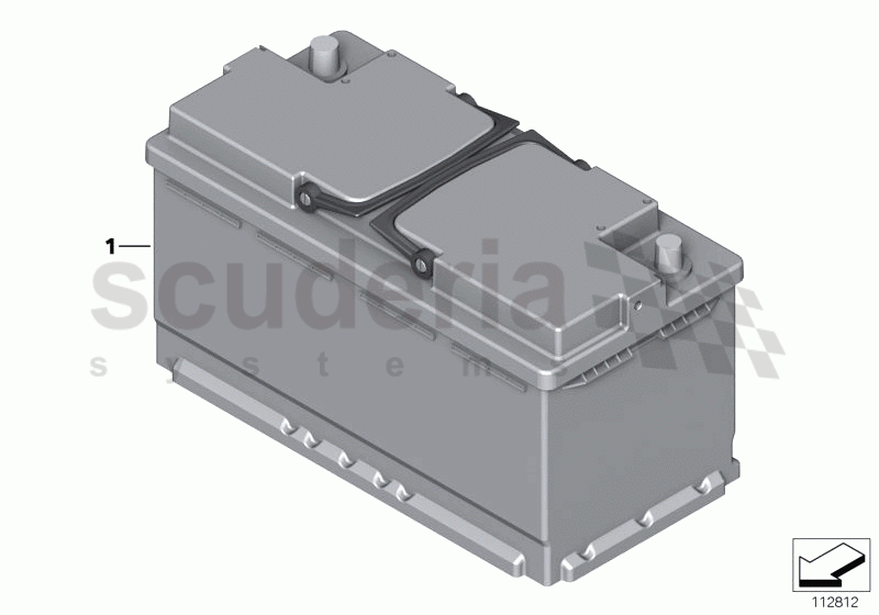 Genuine Rolls Royce battery, filled of Rolls Royce Rolls Royce Phantom Drophead Coupe