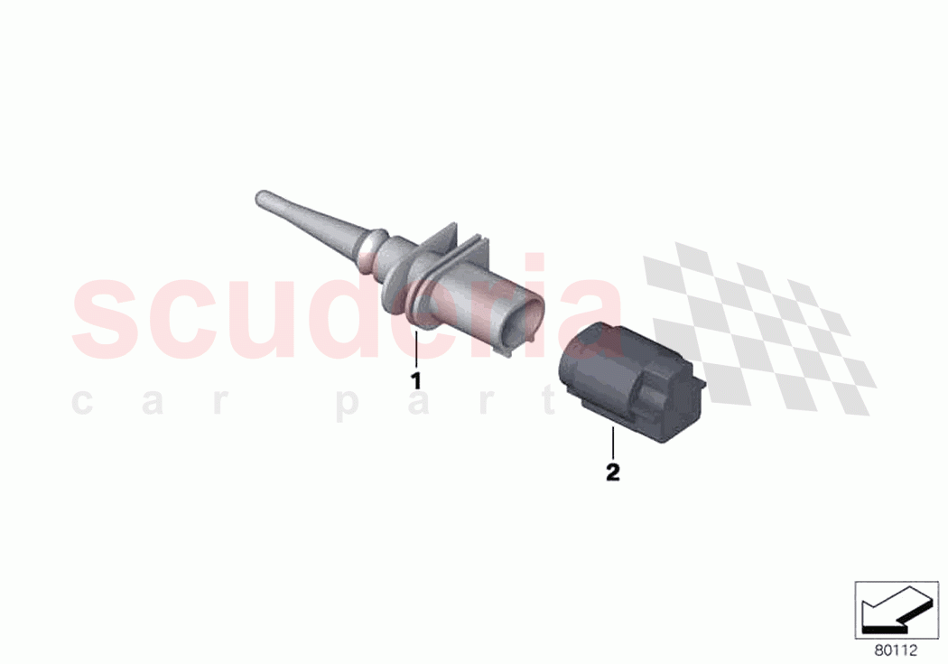 Temperature sensor of Rolls Royce Rolls Royce Cullinan RR31(2017-2023)