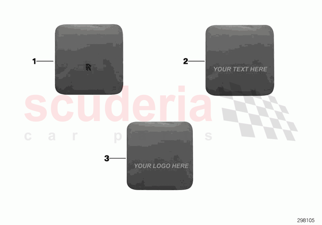 Personalised scatter cushions of Rolls Royce Rolls Royce Cullinan RR31(2017-2023)