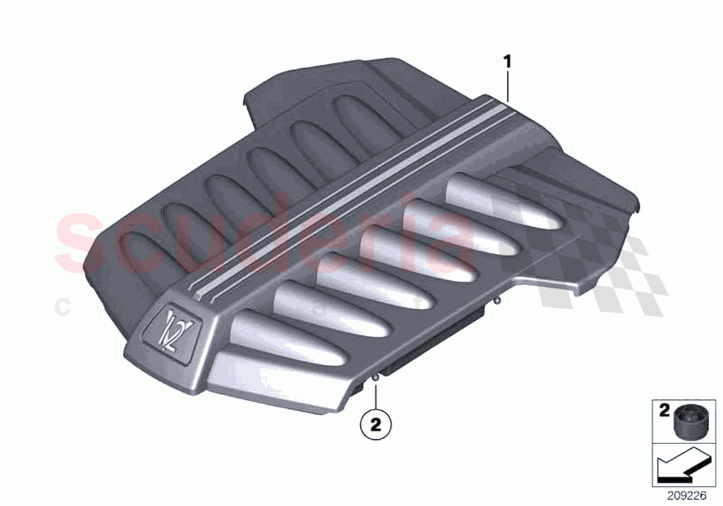 Sound protection cap of Rolls Royce Rolls Royce Cullinan RR31(2017-2023)