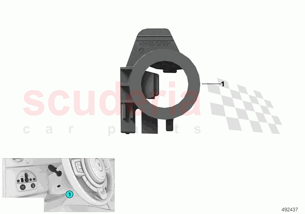 Emergency starting coil of Rolls Royce Rolls Royce Cullinan RR31(2017-2023)
