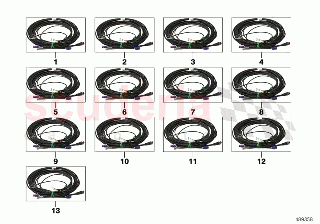 Repair cable main wiring harness HSD of Rolls Royce Rolls Royce Cullinan RR31(2017-2023)
