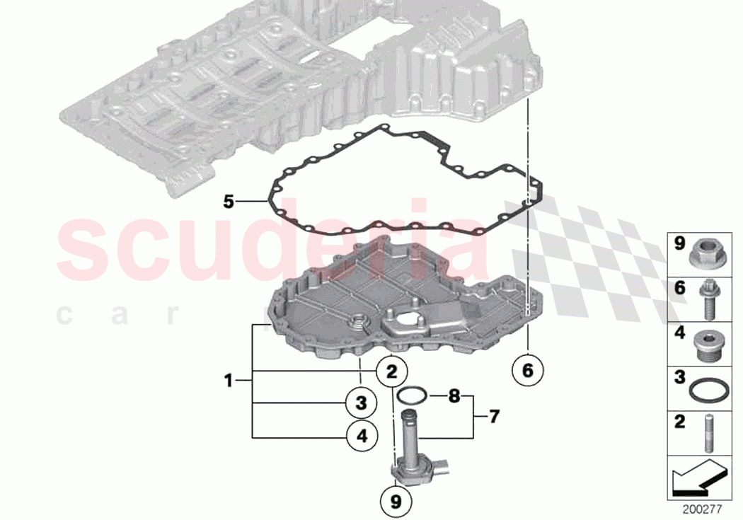 Oil pan bottom part oil level indicator of Rolls Royce Rolls Royce Dawn RR6(2017-2023)