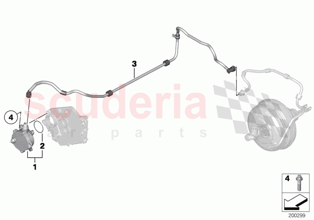 Vacuum pump with tubes of Rolls Royce Rolls Royce Dawn RR6(2017-2023)