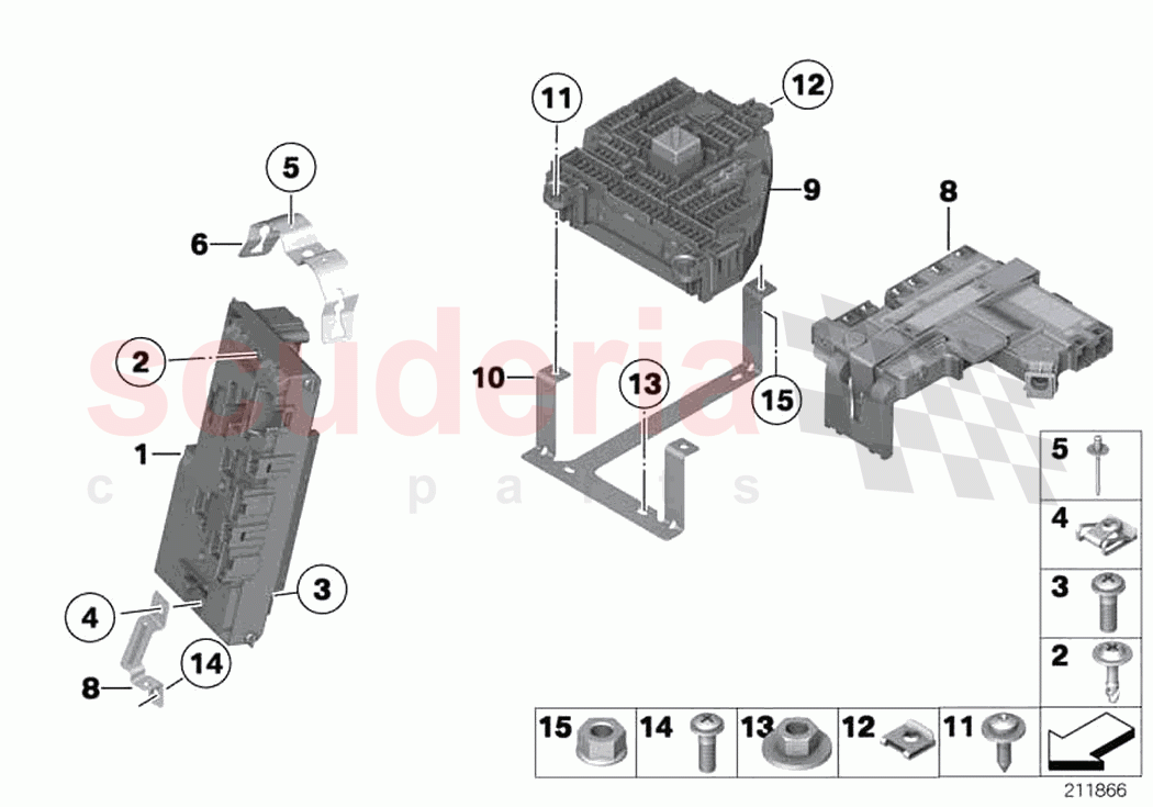 Power distribution box of Rolls Royce Rolls Royce Dawn RR6(2017-2023)