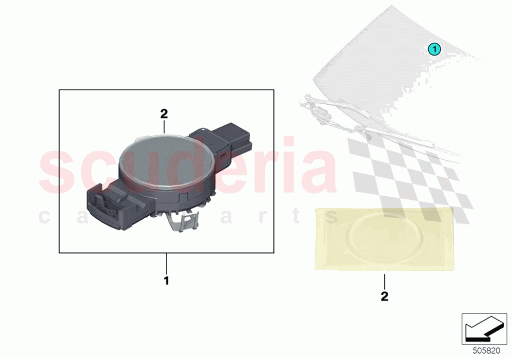 Rain Light Solar sensor of Rolls Royce Rolls Royce Dawn RR6(2017-2023)