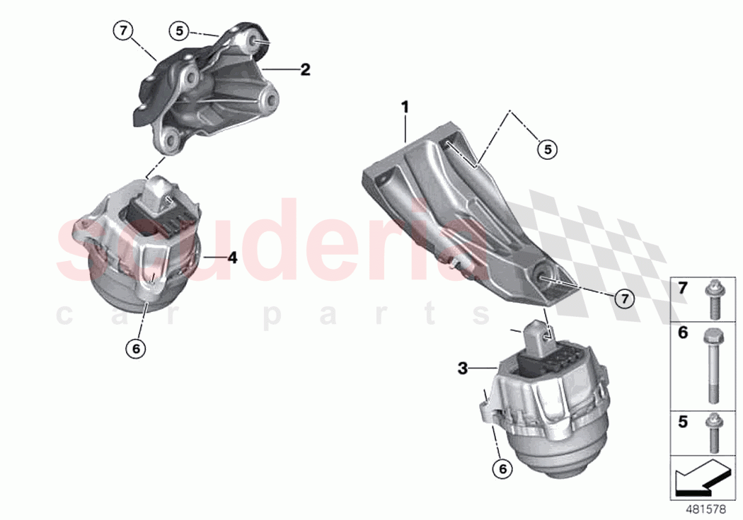 Engine Suspension of Rolls Royce Rolls Royce Ghost Extended RR22(2019-2023)