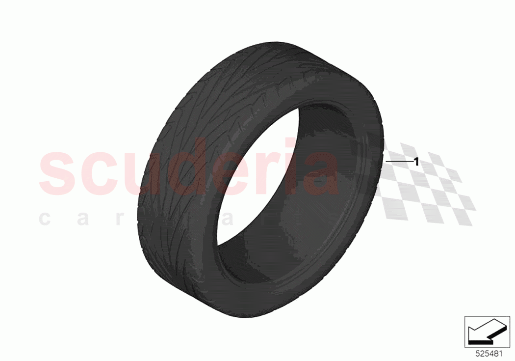 Pinstripe Tyres of Rolls Royce Rolls Royce Ghost Extended RR22(2019-2023)