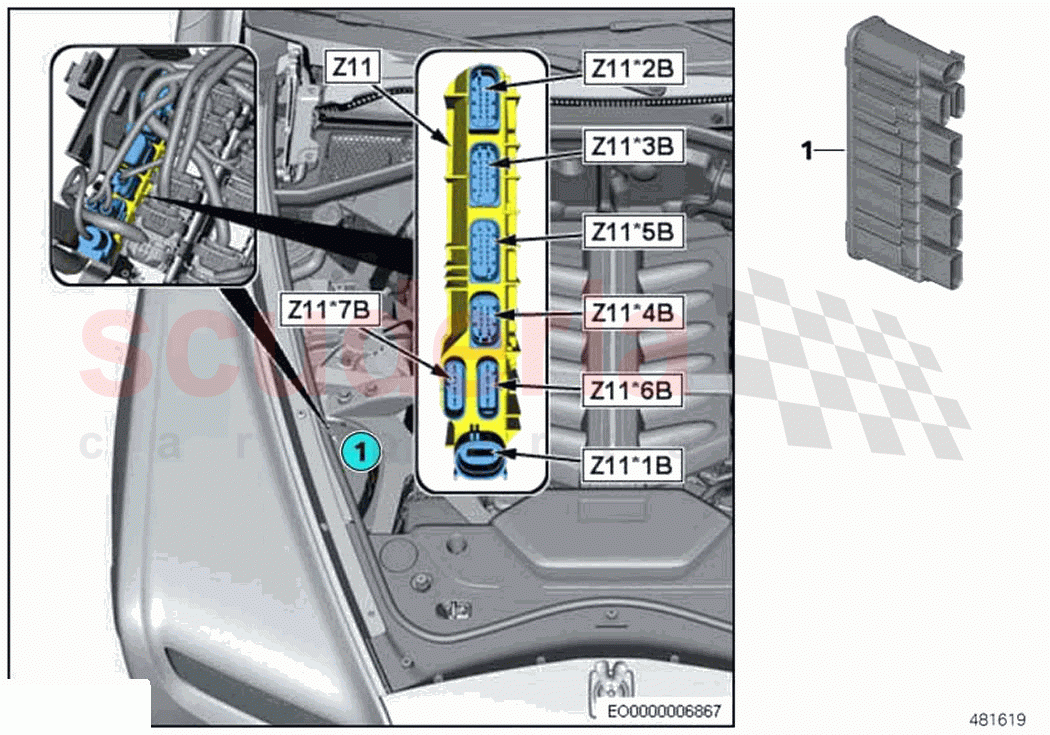 Integrated supply module of Rolls Royce Rolls Royce Ghost Extended RR22(2019-2023)
