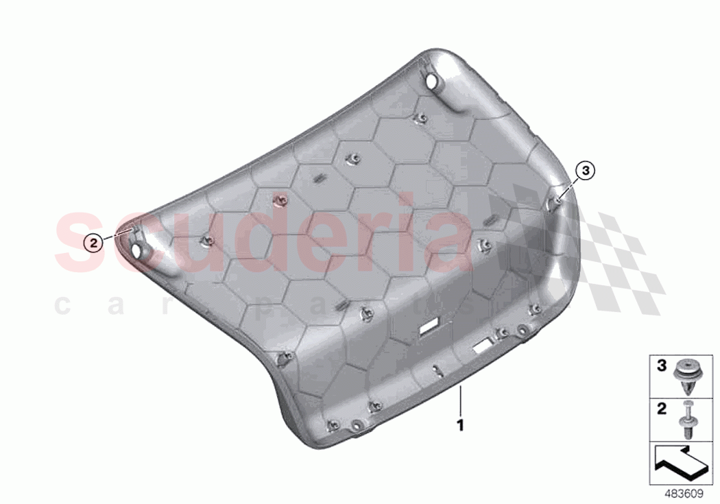 Trim panel trunk lid of Rolls Royce Rolls Royce Ghost Extended RR22(2019-2023)