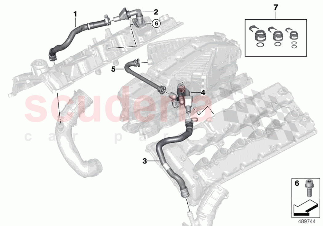 Crankcase Ventilation of Rolls Royce Rolls Royce Ghost RR21(2019-2023)