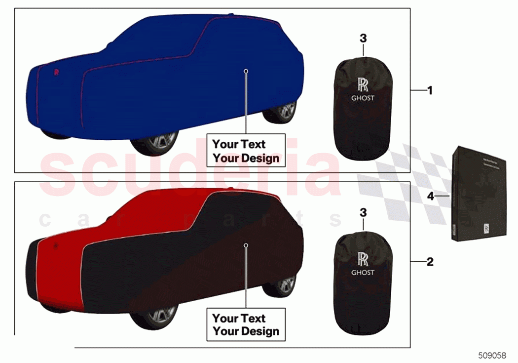 Car cover indoor tailored of Rolls Royce Rolls Royce Ghost RR21(2019-2023)