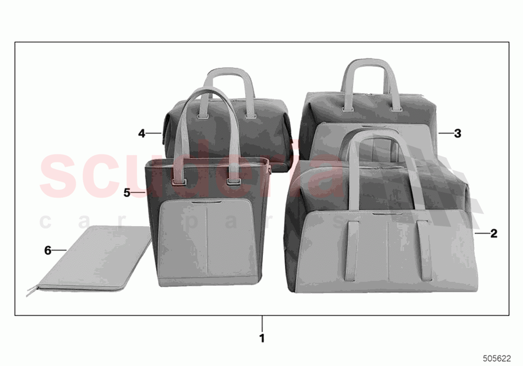 Luggage of Rolls Royce Rolls Royce Ghost RR21(2019-2023)