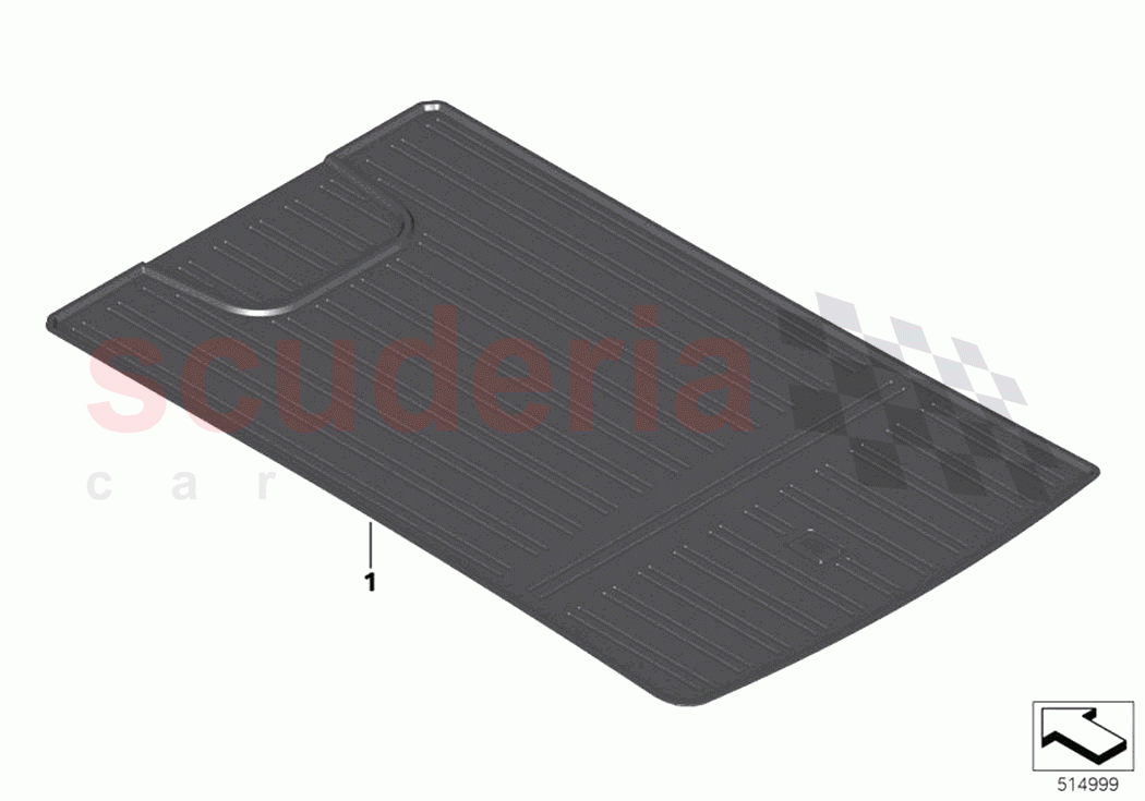 Luggage compartment mat all weather of Rolls Royce Rolls Royce Ghost RR21(2019-2023)