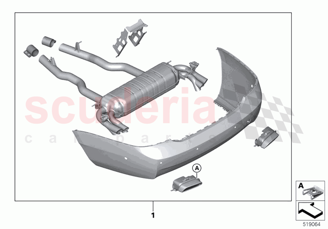 Retrofit visible exhaust of Rolls Royce Rolls Royce Ghost RR21(2019-2023)