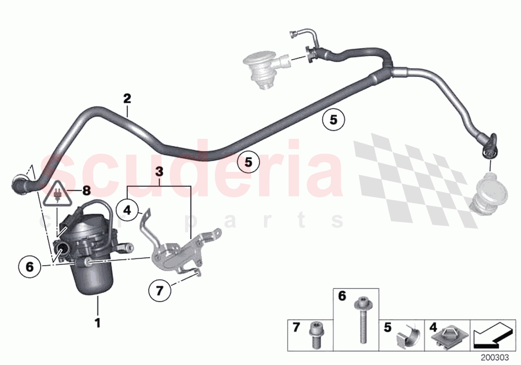 Emission control air pump of Rolls Royce Rolls Royce Ghost RR4(2017-2019)