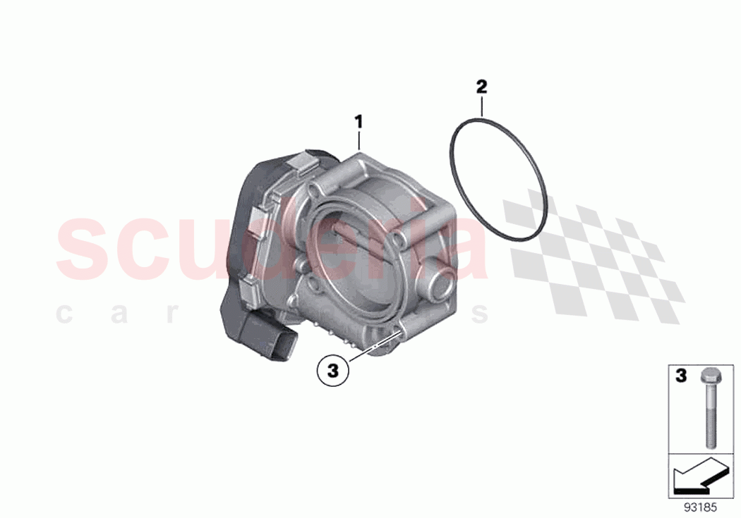 Throttle housing Assy of Rolls Royce Rolls Royce Ghost RR4(2017-2019)
