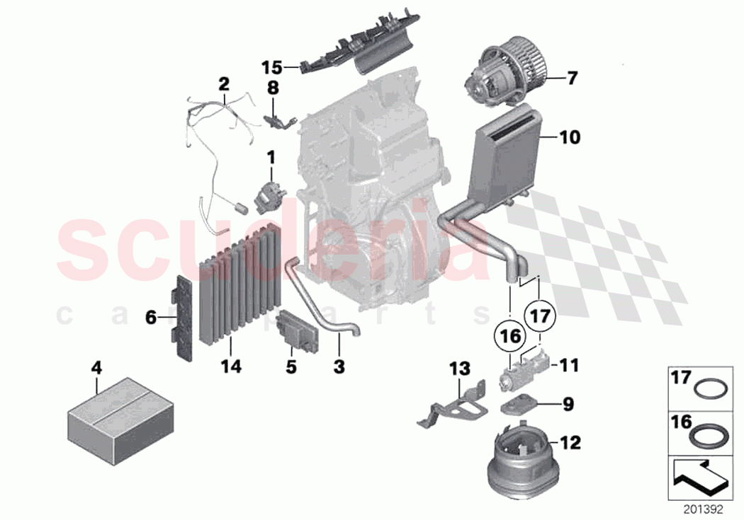 Rear cabin air conditioning of Rolls Royce Rolls Royce Ghost RR4(2017-2019)