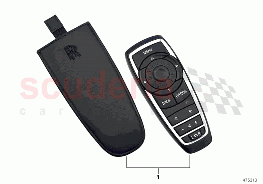 Remote control rear seat entertainment of Rolls Royce Rolls Royce Ghost RR4(2017-2019)