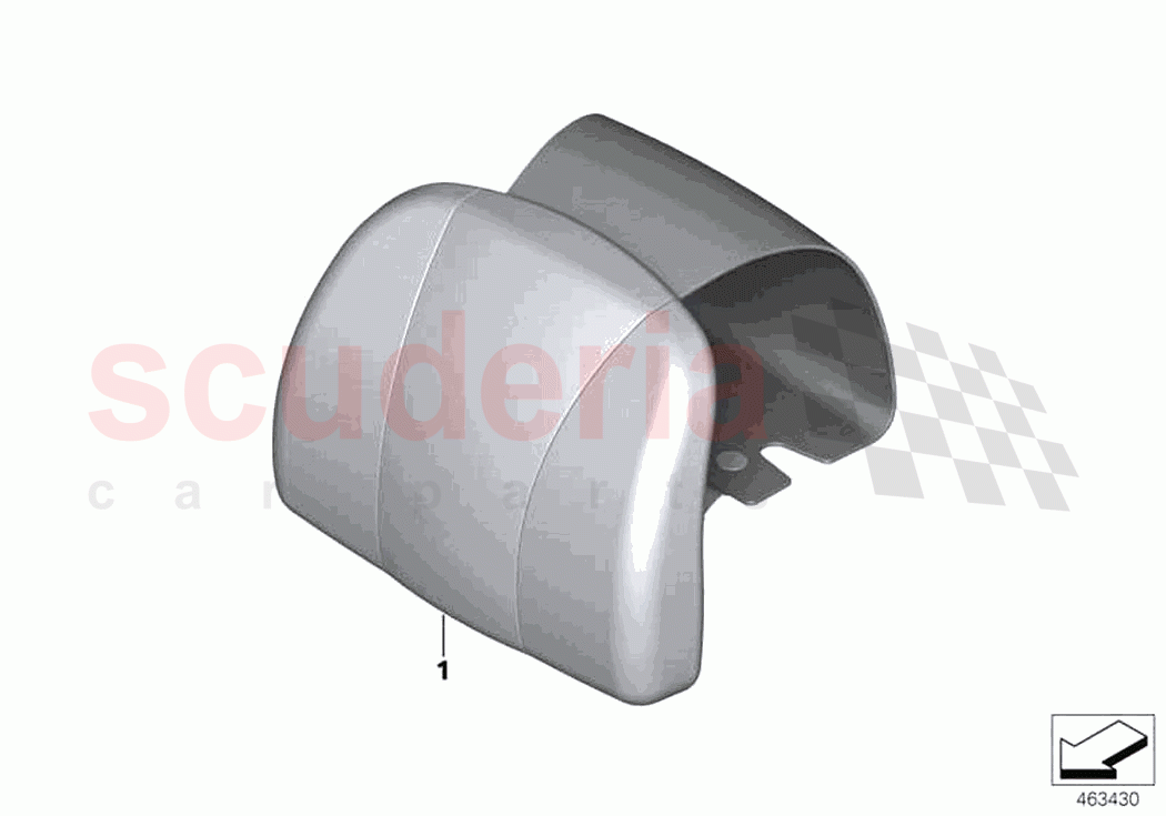 Headrest cushion rear of Rolls Royce Rolls Royce Ghost RR4(2017-2019)